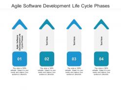 Agile software development life cycle phases ppt powerpoint presentation infographics icons cpb