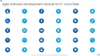 Agile software development module for it icons slide