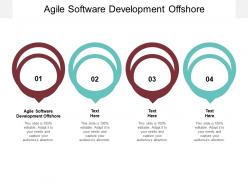 Agile software development offshore ppt powerpoint presentation icon model cpb