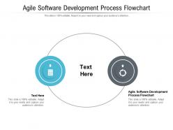 Agile software development process flowchart ppt powerpoint presentation infographics vector cpb