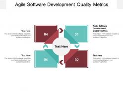 Agile software development quality metrics ppt powerpoint presentation cpb