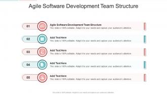Agile Software Development Team Structure In Powerpoint And Google Slides Cpb