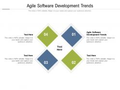 Agile software development trends ppt powerpoint show cpb