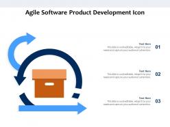 Agile software product development icon