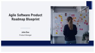 Agile Software Product Roadmap Blueprint PPT PowerPoint AT