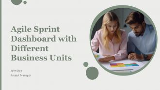 Agile Sprint Dashboard With Different Business Units PPT Sample AT