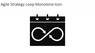 Agile Strategy Loop Monotone Icon In Powerpoint Pptx Png And Editable Eps Format