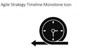 Agile Strategy Timeline Monotone Icon In Powerpoint Pptx Png And Editable Eps Format