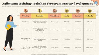 Agile Team Training Workshop For Scrum Master Development