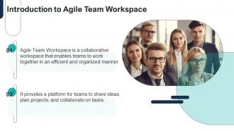 Agile Team Workspace Powerpoint Presentation And Google Slides ICP Aesthatic Colorful