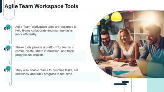 Agile Team Workspace Powerpoint Presentation And Google Slides ICP Adaptable Colorful