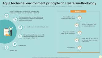 Agile Technical Environment Principle Of Crystal Methodology Crystal Agile Framework