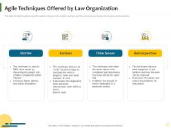 Agile Techniques Offered By Law Organization Agile Approach To Legal Pitches And Proposals It