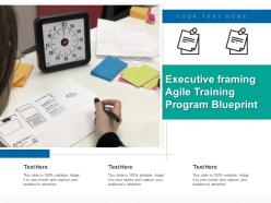 Agile training management schedule development organization methodologies framework