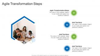Agile Transformation Steps In Powerpoint And Google Slides Cpb