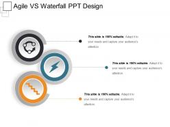 Agile vs waterfall ppt design