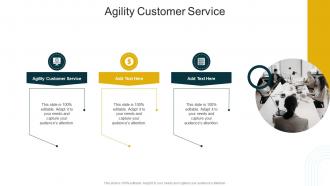 Agility Customer Service In Powerpoint And Google Slides Cpb