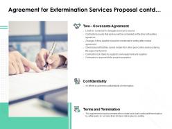 Agreement for extermination services proposal contd ppt styles tips