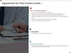 Agreement for pest control contd ppt powerpoint presentation gallery