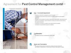Agreement For Pest Control Management Contd Ppt Powerpoint Presentation Tips