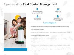 Agreement for pest control management ppt powerpoint presentation file images