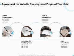Agreement For Website Development Proposal Template Ppt Powerpoint Presentation Gallery
