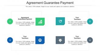 Agreement guarantee payment ppt powerpoint presentation gallery examples cpb