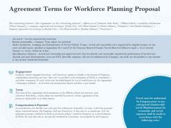 Agreement Terms For Workforce Planning Proposal Ppt Powerpoint Graphics