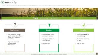 Agribusiness Company Profile Case Study Ppt Powerpoint Presentation File Deck