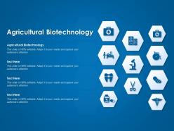 Agricultural biotechnology ppt powerpoint presentation ideas design templates