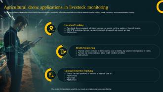 Agricultural Drone Applications In Livestock Monitoring Improving Agricultural IoT SS
