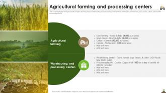Agricultural Farming And Processing Centers Agriculture Company Profile