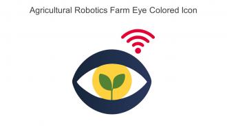 Agricultural Robotics Farm Eye Colored Icon In Powerpoint Pptx Png And Editable Eps Format
