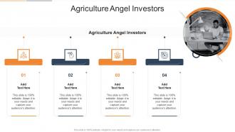 Agriculture Angel Investors In Powerpoint And Google Slides Cpb