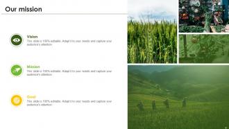 Agriculture Company Profile Powerpoint Presentation Slides