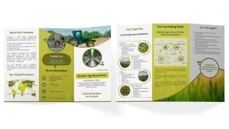 Agriculture Consultancy Firm Brochure Trifold
