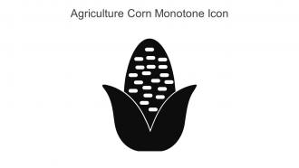 Agriculture Corn Monotone Icon In Powerpoint Pptx Png And Editable Eps Format