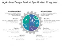 Agriculture design product specification congruent team test automation