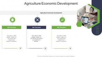 Agriculture Economic Development In Powerpoint And Google Slides Cpb