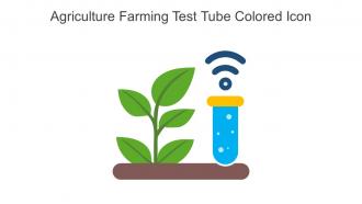 Agriculture Farming Test Tube Colored Icon In Powerpoint Pptx Png And Editable Eps Format