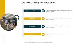 Agriculture Impact Economy In Powerpoint And Google Slides Cpb