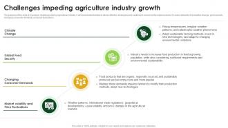 Agriculture Industry Report Outlook Challenges Impeding Agriculture Industry Growth IR SS
