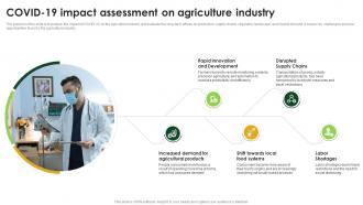 Agriculture Industry Report Outlook COVID 19 Impact Assessment On Agriculture Industry IR SS