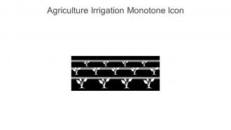 Agriculture Irrigation Monotone Icon In Powerpoint Pptx Png And Editable Eps Format