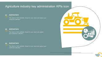 Agriculture KPI Powerpoint PPT Template Bundles Adaptable Best