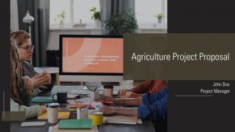 Agriculture Project Proposal PPT Slides AT