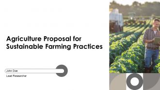 Agriculture Proposal PPT Information AT