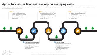 Agriculture Sector Financial Roadmap For Managing Costs