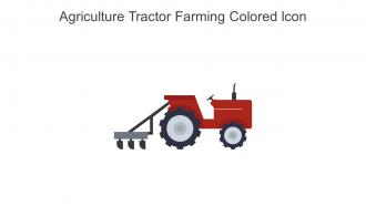Agriculture Tractor Farming Colored Icon In Powerpoint Pptx Png And Editable Eps Format