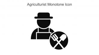 Agriculturist Monotone Icon In Powerpoint Pptx Png And Editable Eps Format